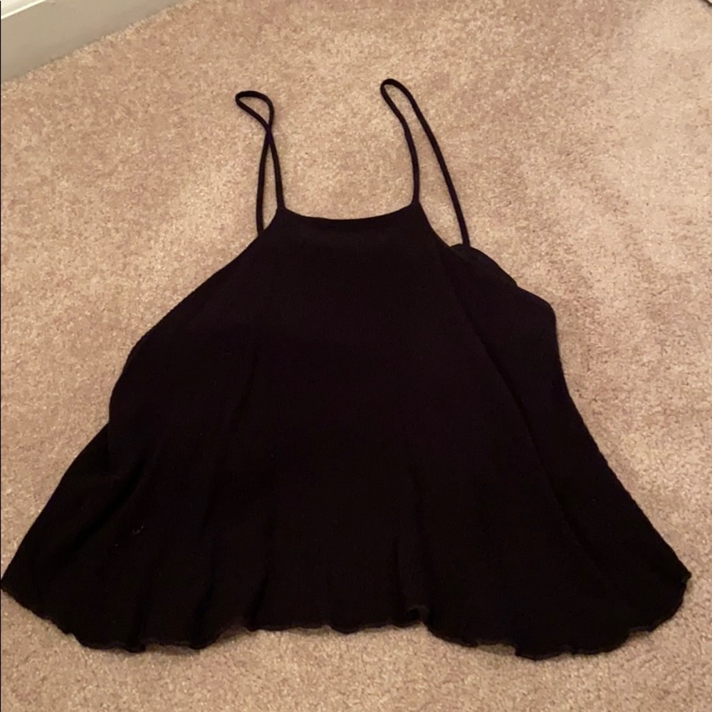 Black tank top